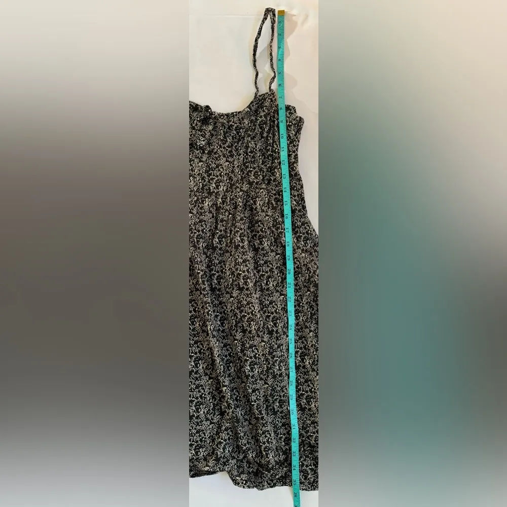 Converse  fit & flare spaghetti strap black & white dress - Image 3