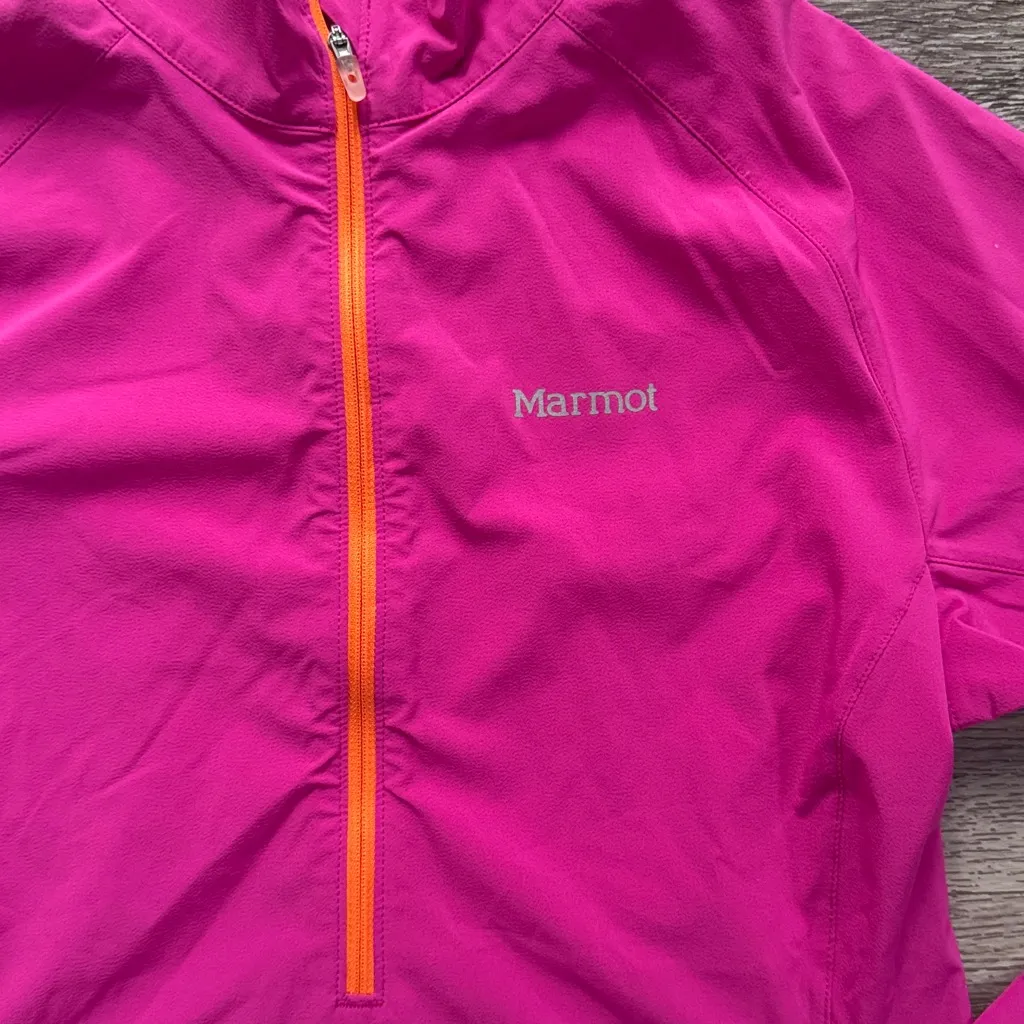 Marmot Women's Vibrant Pink Jacket Size Medium Women’s Training Windbreaker - Image 3