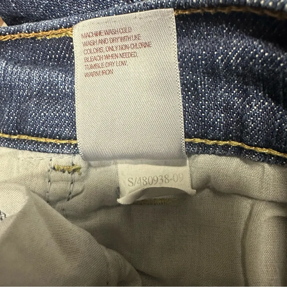 Old Navy The Sweetheart Denim High Rise Straight Leg Blue Jeans WomenS 16 - Image 8