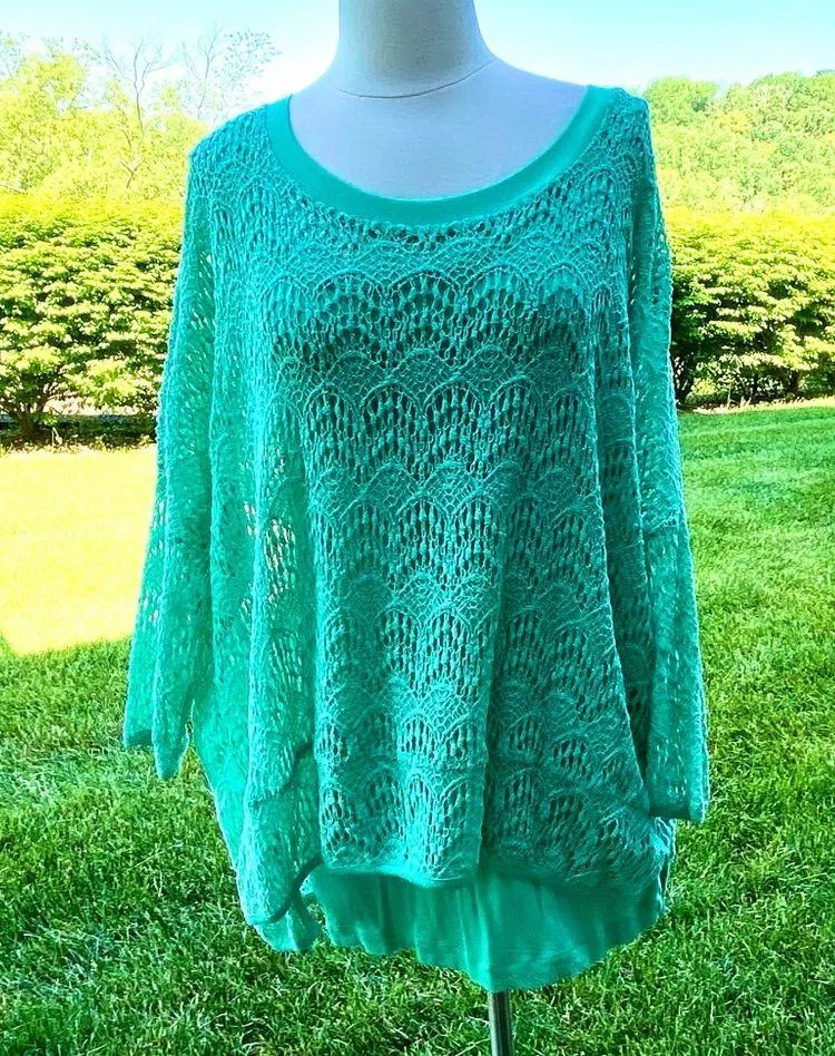 Grace Elements Minty Green 2 Piece Top - Image 2