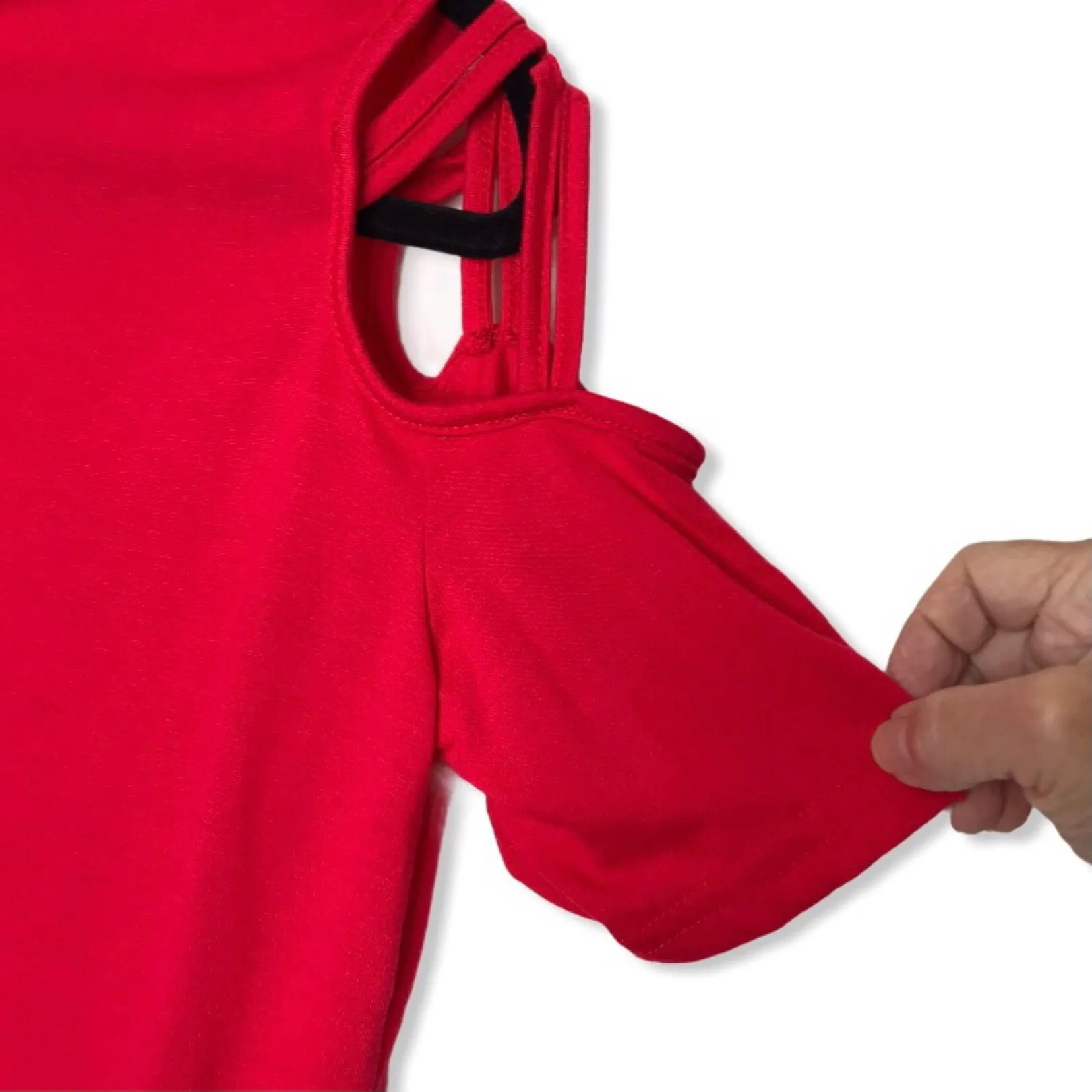 Yiqiaohui -Red “Jesus” Tee-EUC-large - Image 3