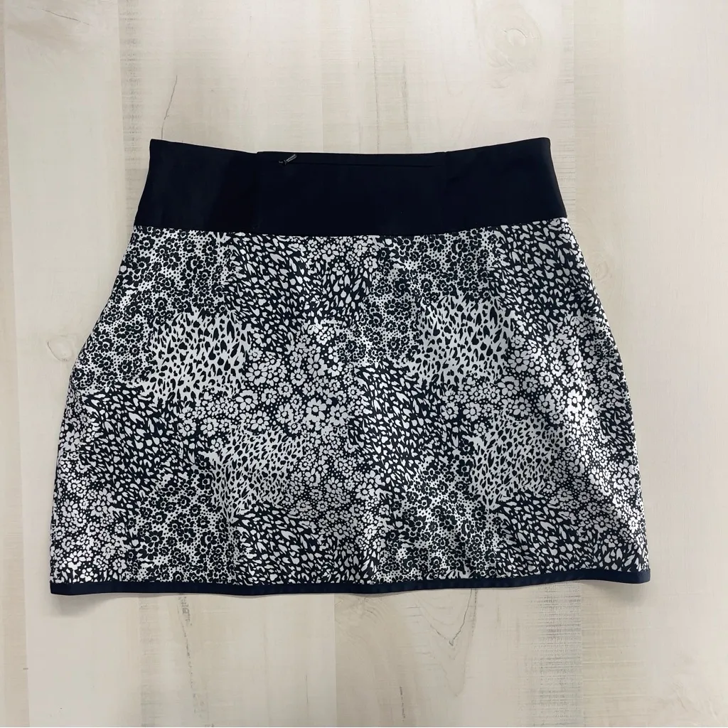 KRIMSON KLOVER printed XS workout travel pickleball hiking skirt skort Black - Image 4
