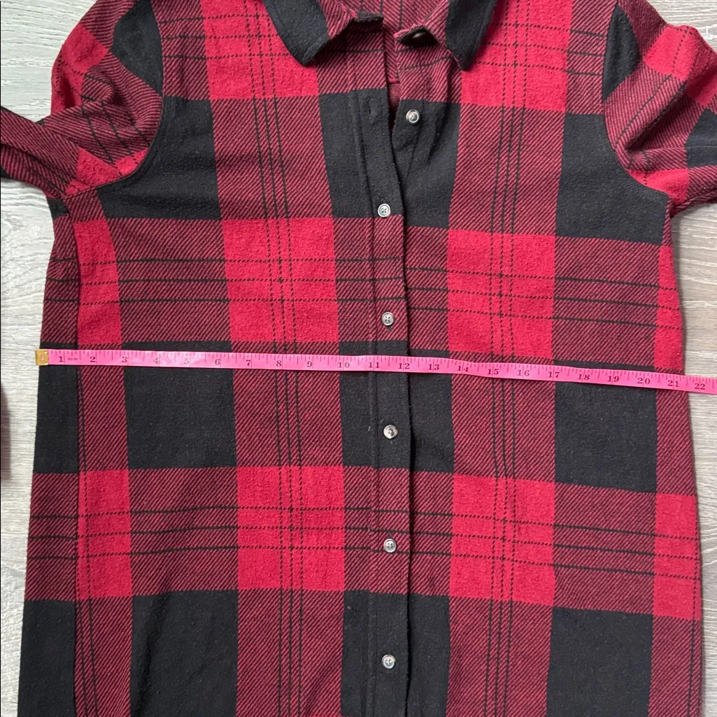 FAHERTY Orchard House Plaid Legend Sweater Dress Large - Image 12