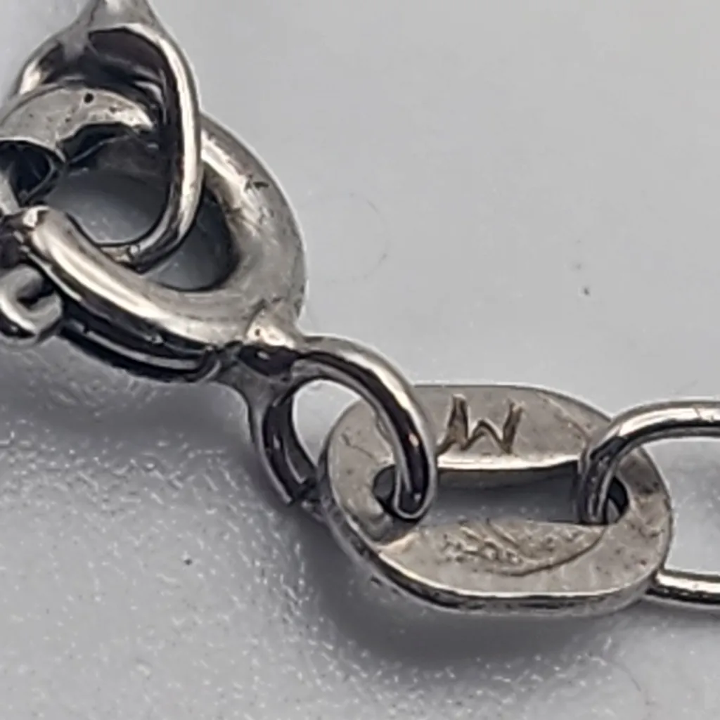 Marsala Sterling Silver & Diamond Snowflake Pendant Necklace - Image 6