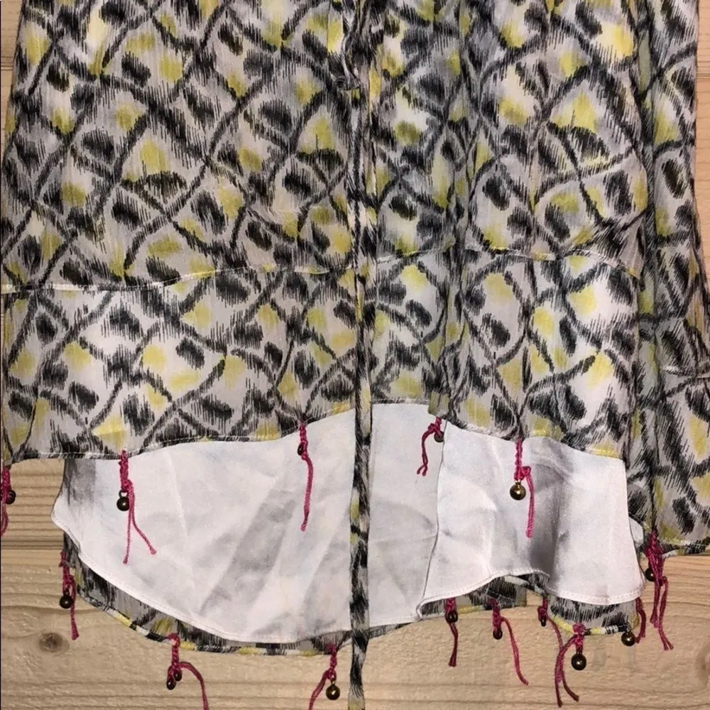 Elizabeth and James‎ Silk Blend Dress Top - Image 3