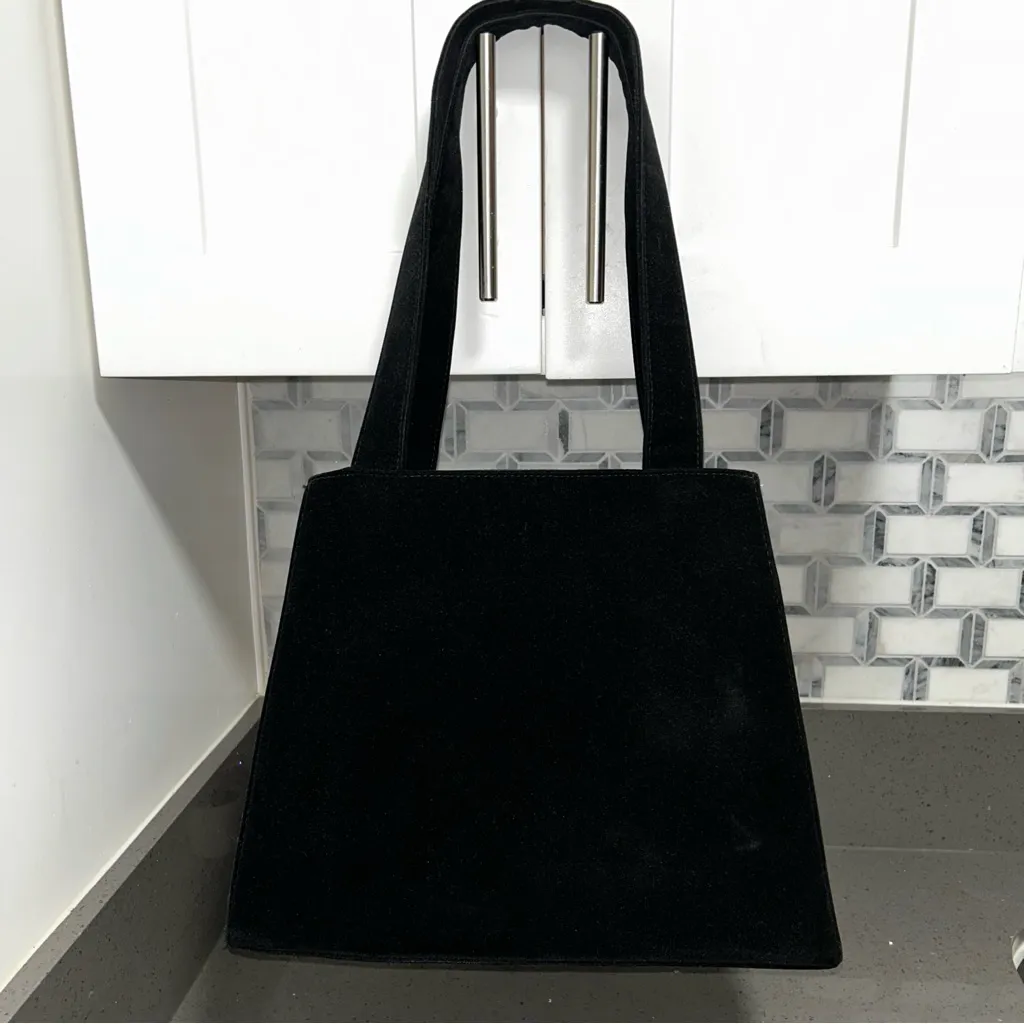 Jimmy Choo Parfums Black & Silver Glitter Tote - Image 3