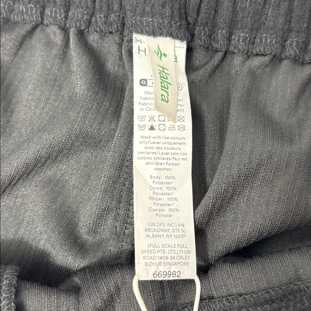 Halara High Waisted Zipper Pocket Classic Corduroy Casual Black Pants Size L - Image 8