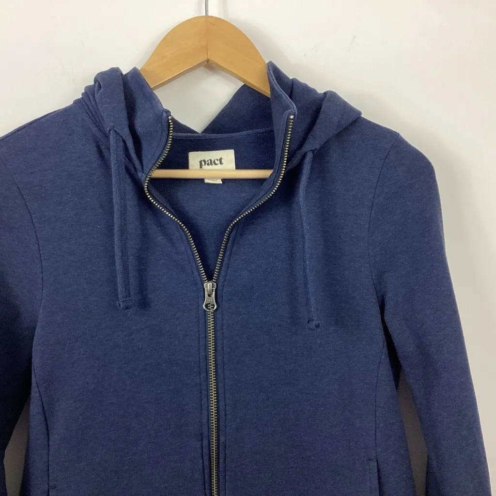Pact Organic Cotton Zip Up Jacket Size XS - Image 2