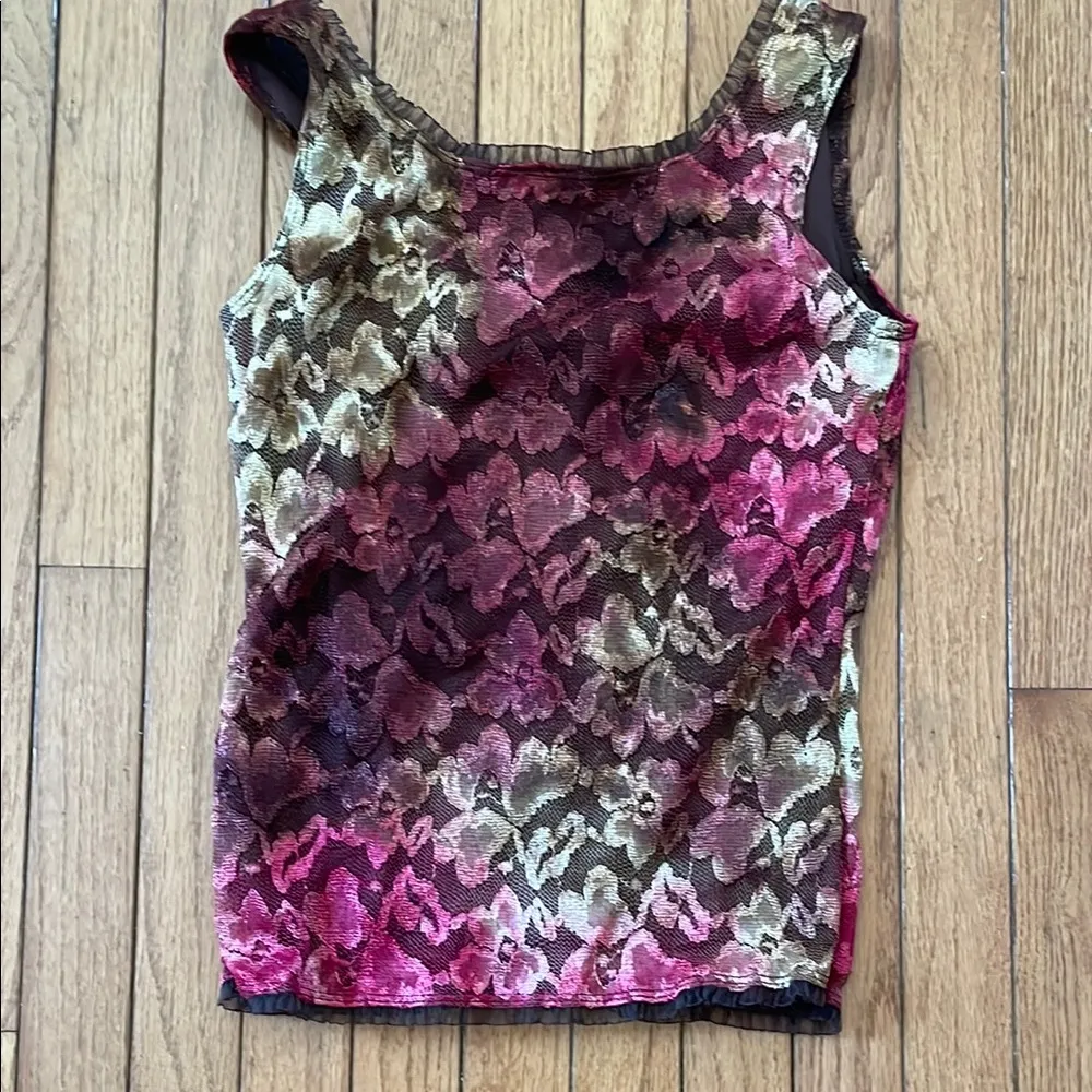 Studio Y Medium pink and brown camisole - Image 6