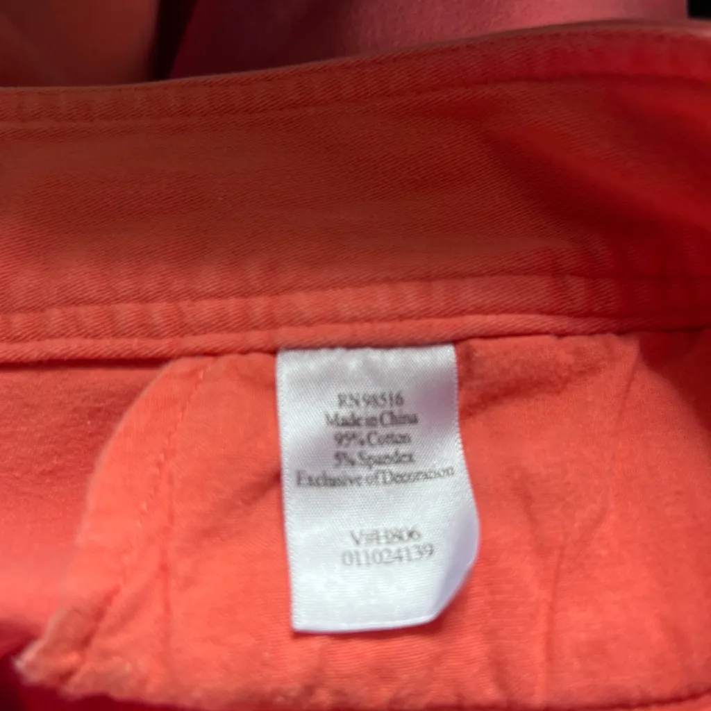 Coldwater Creek Petit 12 Pants.  Orange.  Stretchy Five Pockets - Image 6