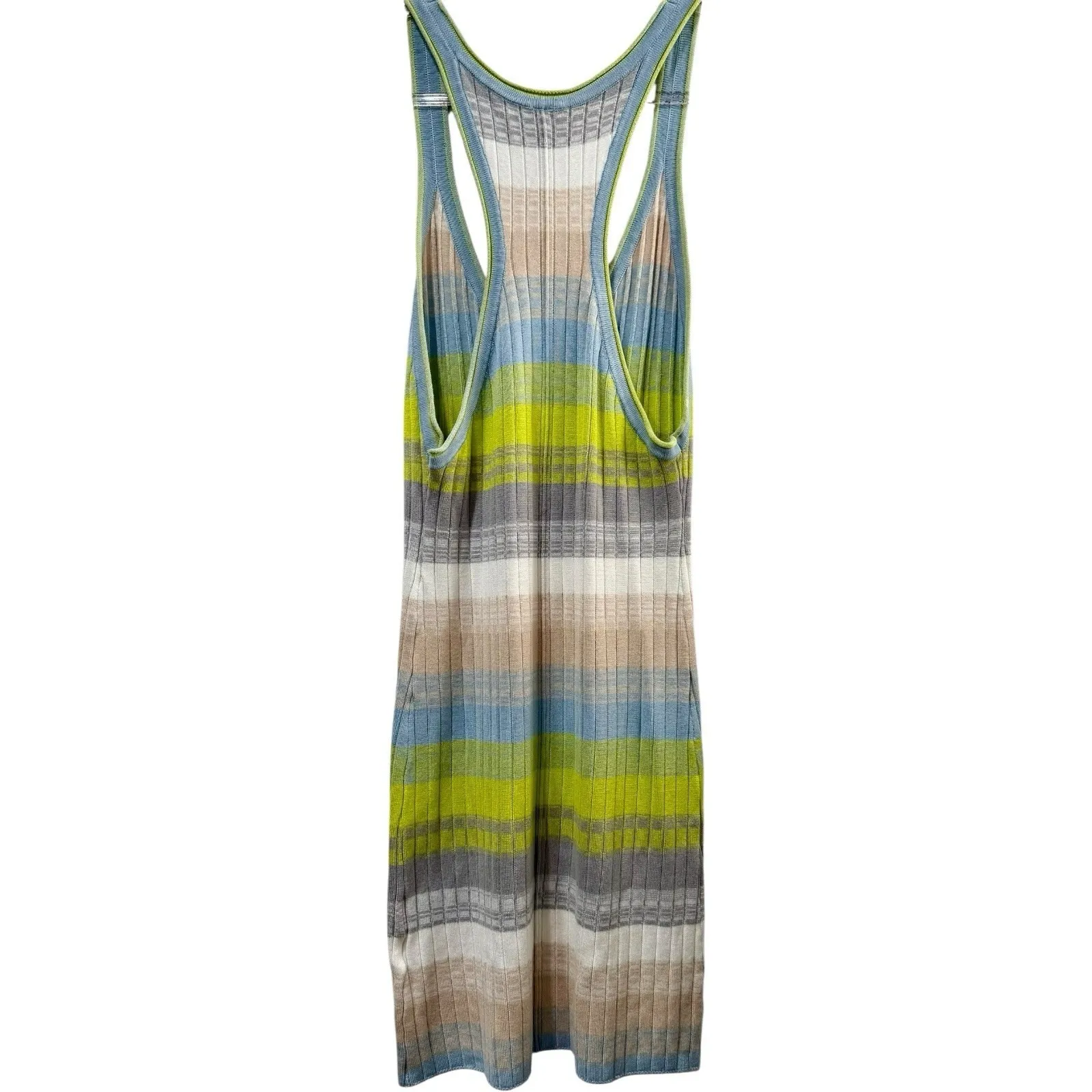 NWT Anthropolgie Daily Practice Tuvalu RacerBack Striped Ribbed Sweater Dress XS - Image 5