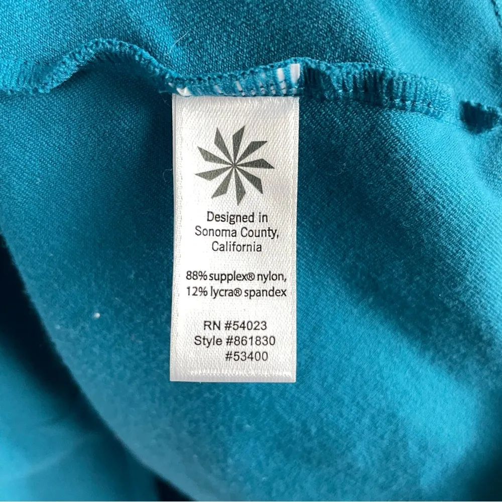 Athleta Renew Full Zip Jacket With Ruffles Teal Women’s - Image 8