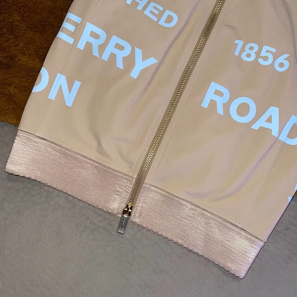 Burberry Horseferry Print Mini Skirt in Nude - Image 10