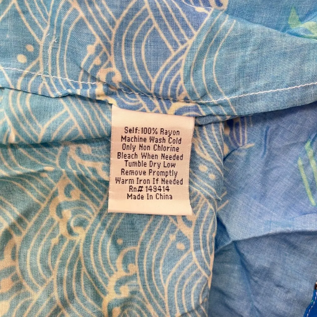 NWOT Johnny Was Mixi Short Kaftan Fish Kimono Multicolor Dress Size S/M - Image 10