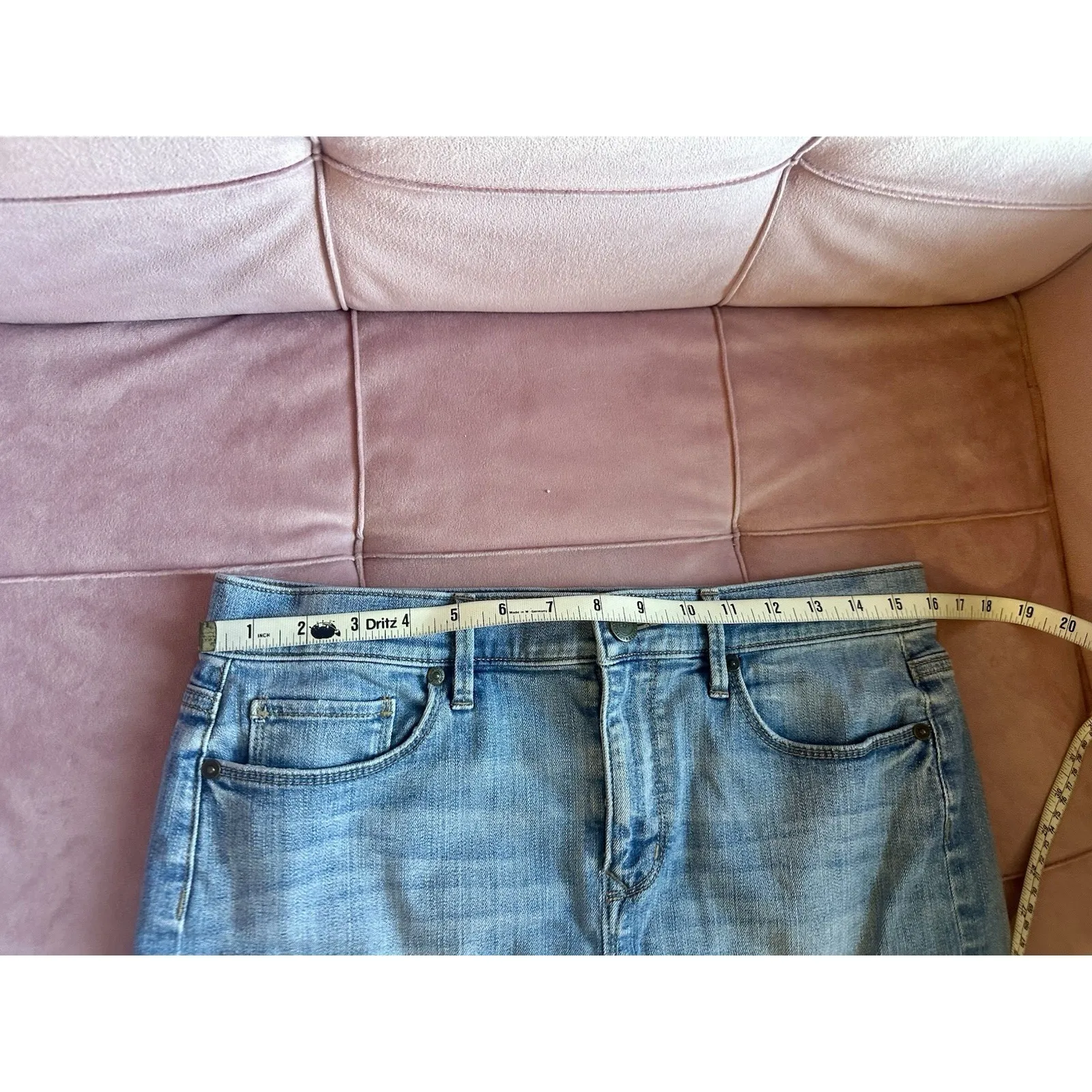 LOFT Women's Blue Denim Skirt Size 6/28 - Image 9