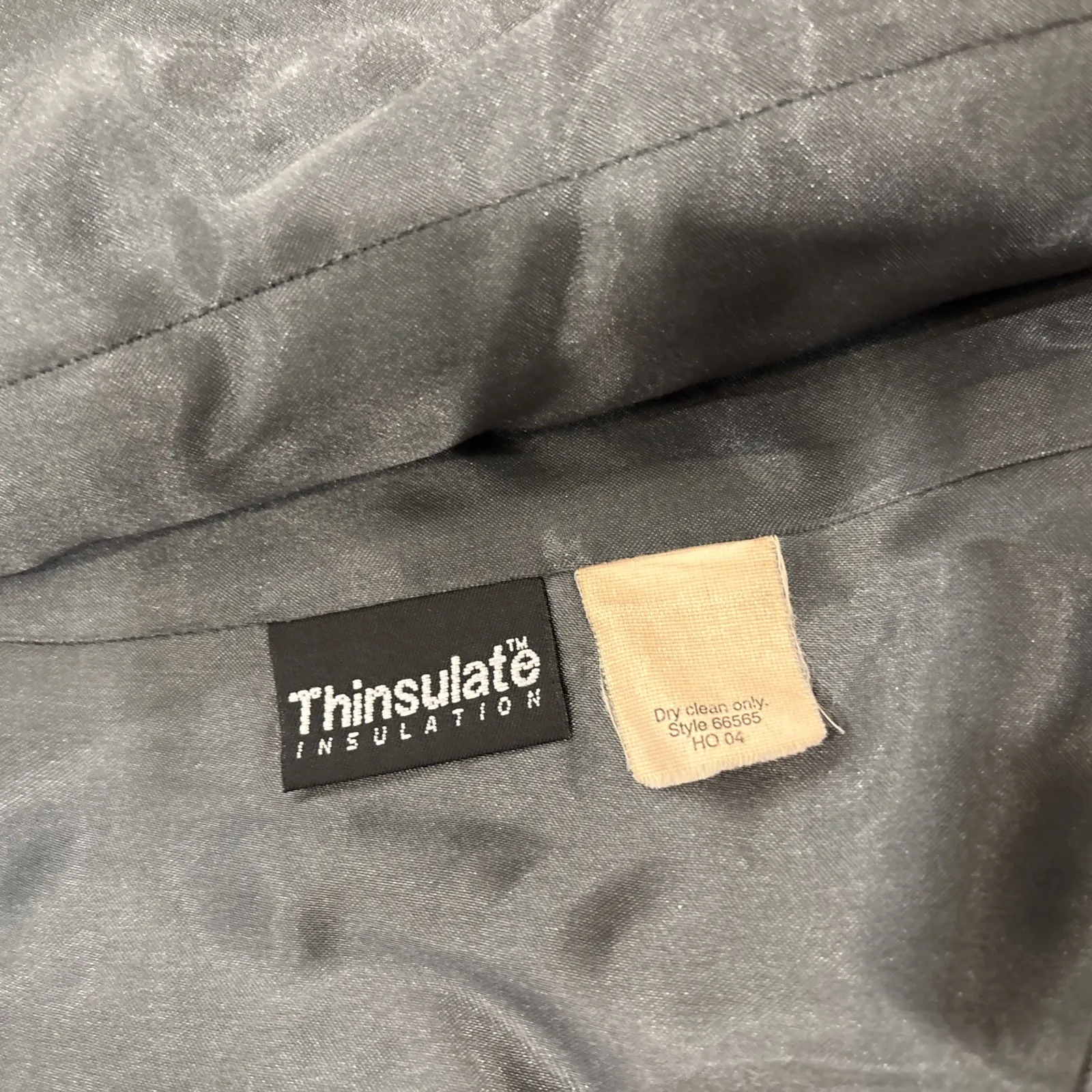 Vintage J. Crew Wool Thinsulate Pea Coat Black  - Image 7