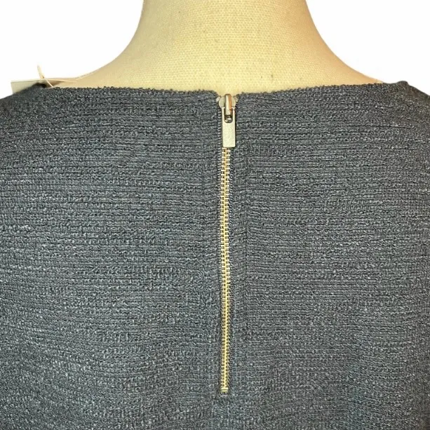 Banana Republic navy blue Ruffle Sleeve Blouse NWT professional preppy business - Image 8