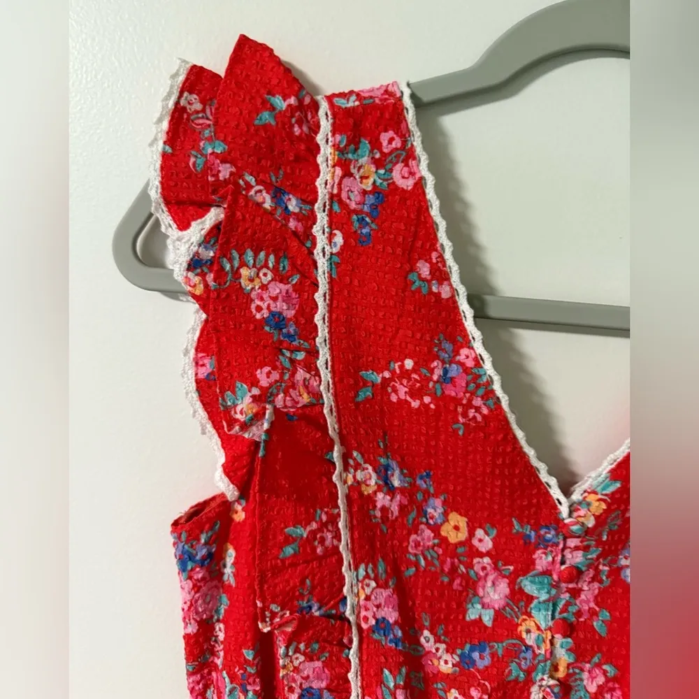 NWT Betsy Johnson Bush Gardens Seersucker Mini Dress Size S - Image 4