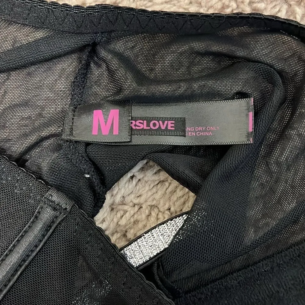 Lingerie bra top Silver Size M - Image 3