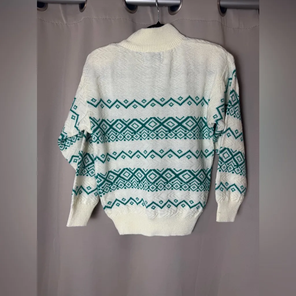 Women’s 80’s Rainbow Ridges  Sweater - Image 2