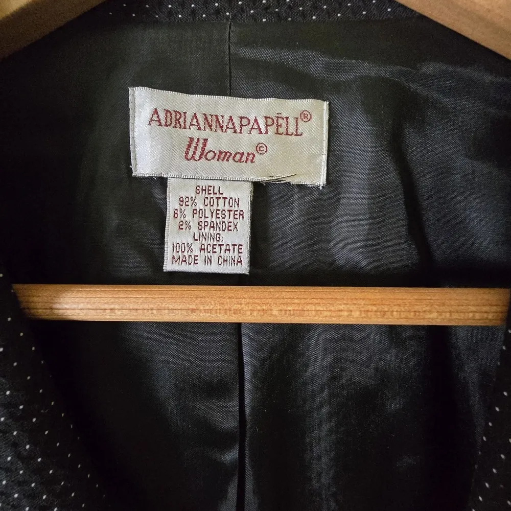 Adrianna Papell Woman Blazer Jacket Embellished Career‎ Wear Plus Size 2X - Image 2