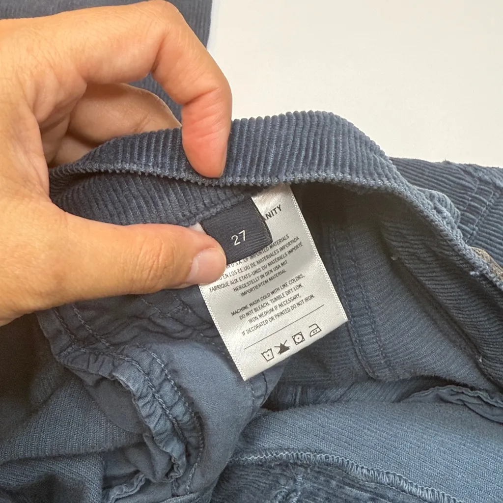 NWT Citizens of Humanity Jolene in Bluebird Straight Cord Corduroy Pants 27 - Image 6