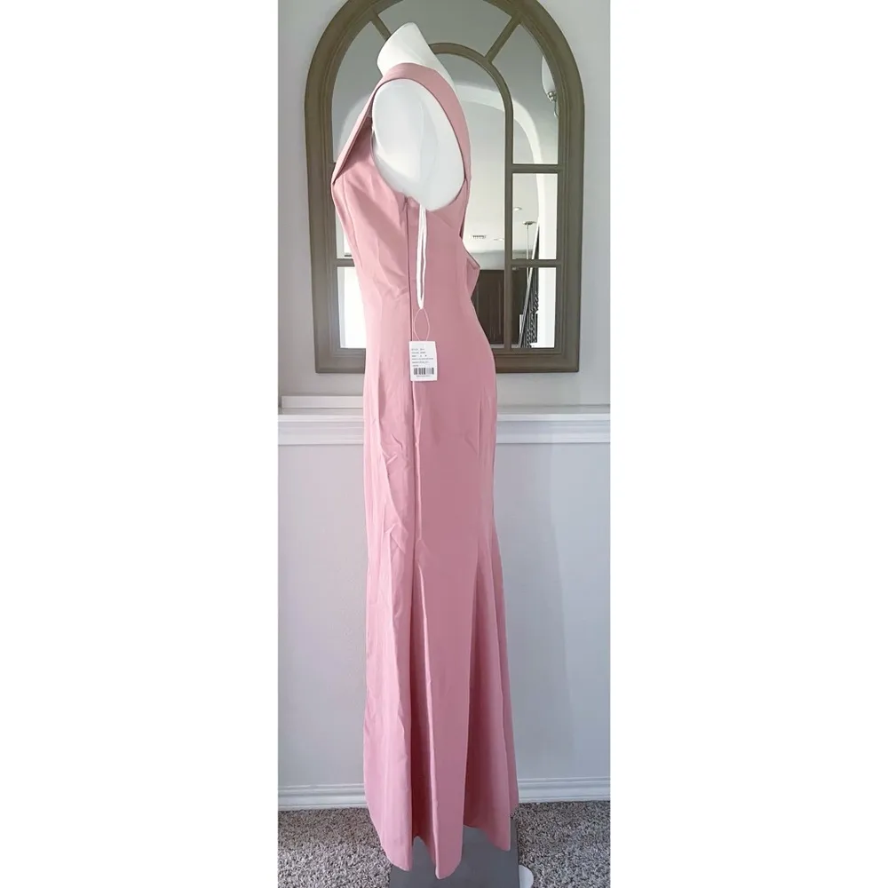 Dessy Collection Crepe Off - Image 7