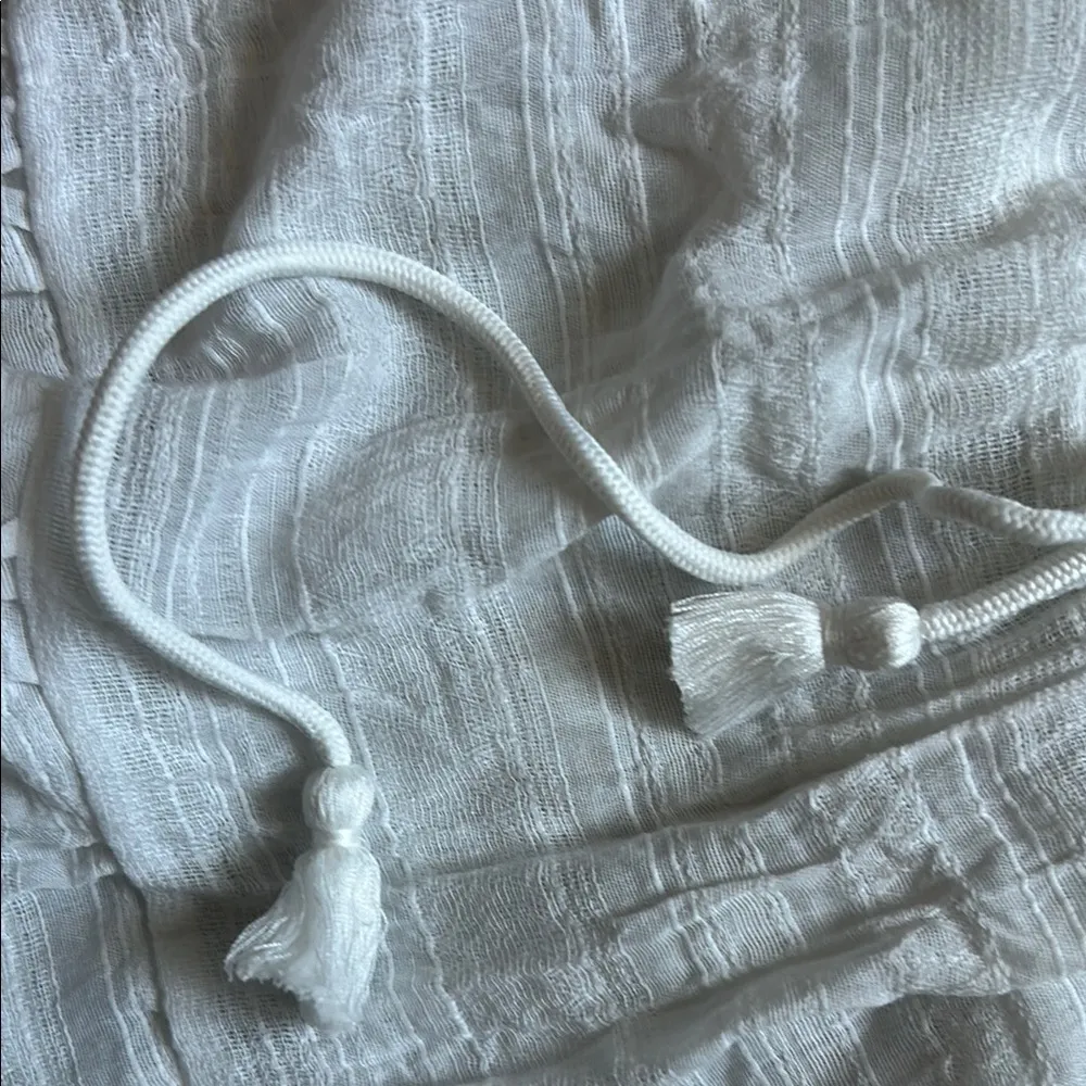 Robin Piccone White Ruffled Tiered Sundress - Image 3