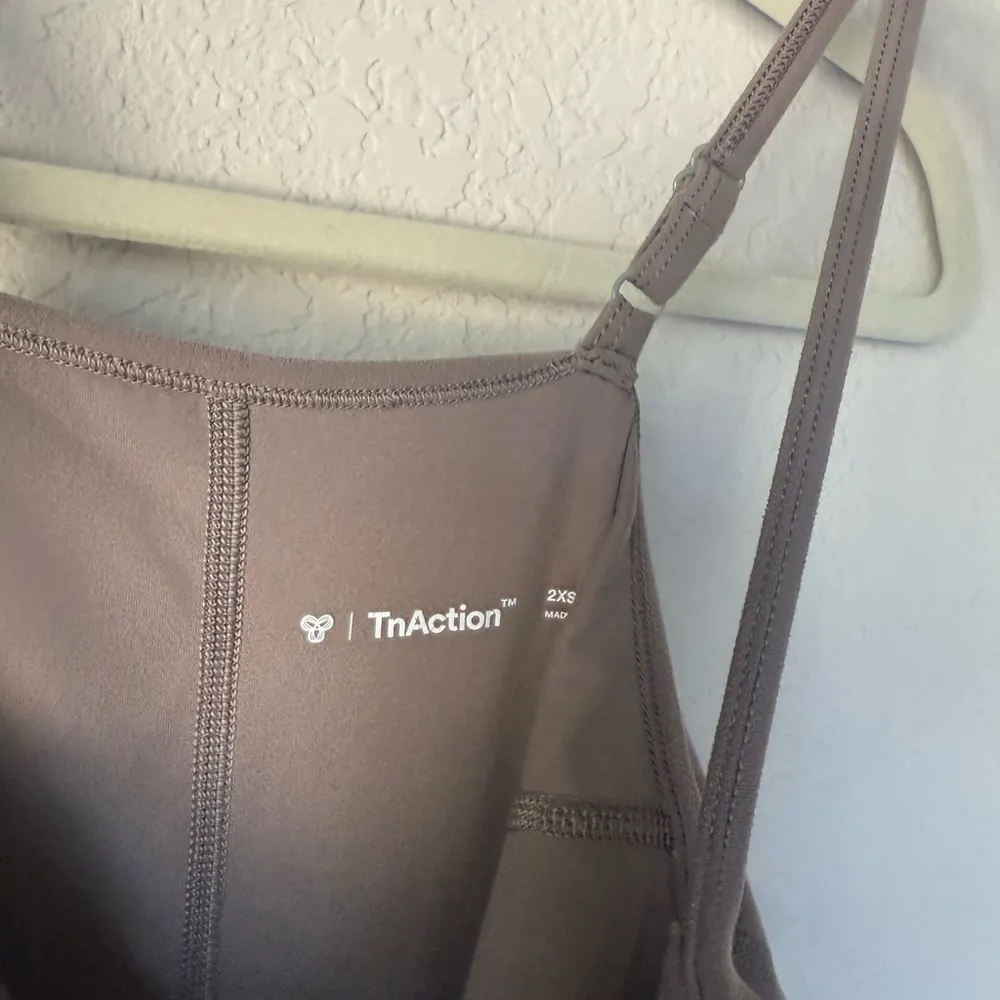 Aritzia TnAction Taupe Jumpsuit Scoop-neck jumpsuit Bodysuit - Image 11