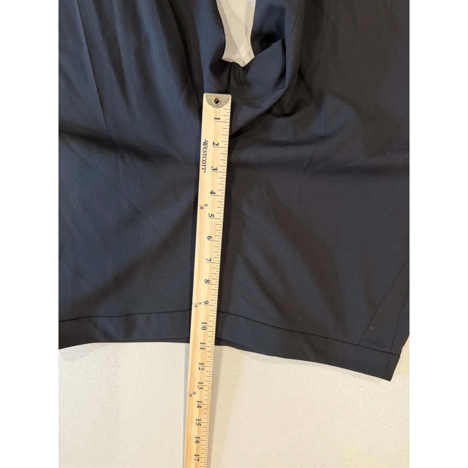 Elie Tahari Dress Pants Womens 12 Black High Rise Straight Leg Wool Workwear - Image 5