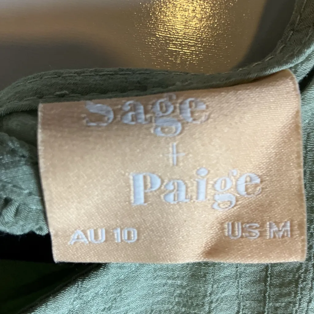 Sage Mint Long Sleeve Dress - Image 4