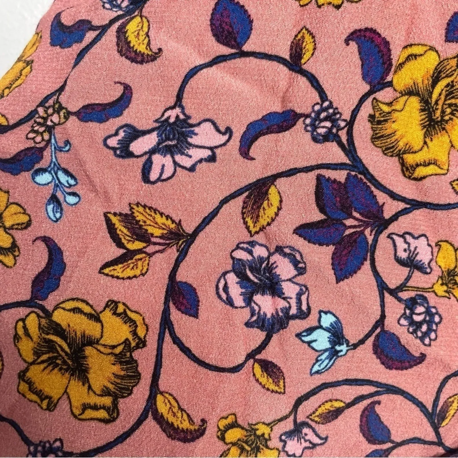 FOR LOVE & LEMONS Urban Outfitters Dress Womens Size XS Holiday Floral Feminine - Image 8