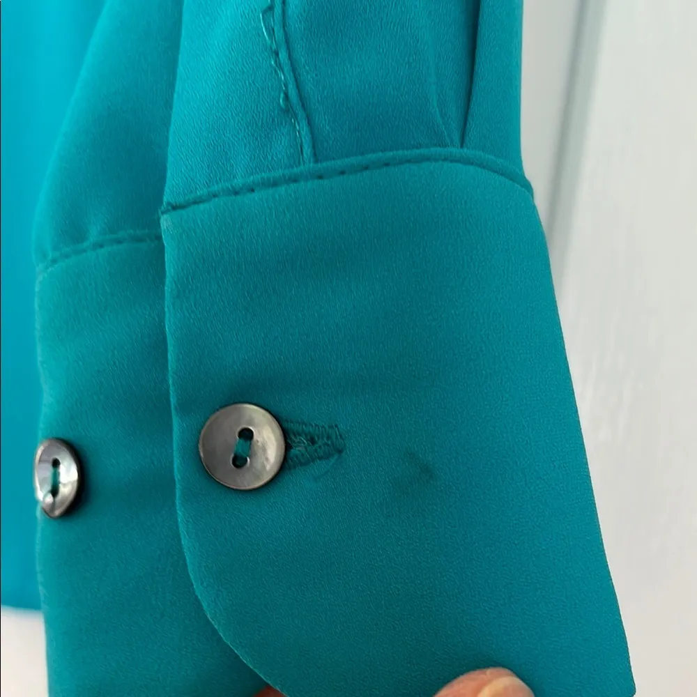 Olivaceous Blue Button Down Shirt - Image 8