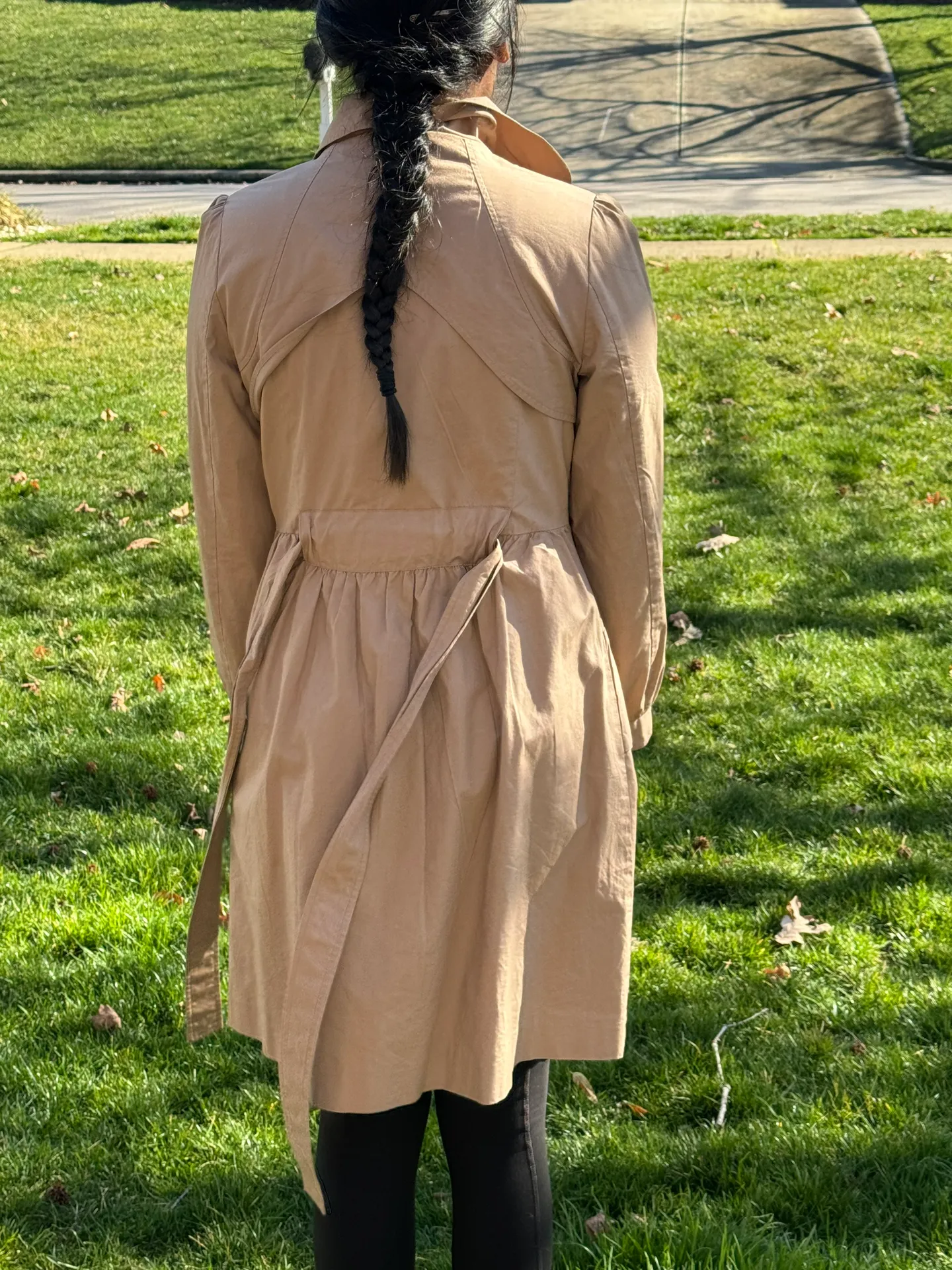 Khaki Trench Coat - Image 2