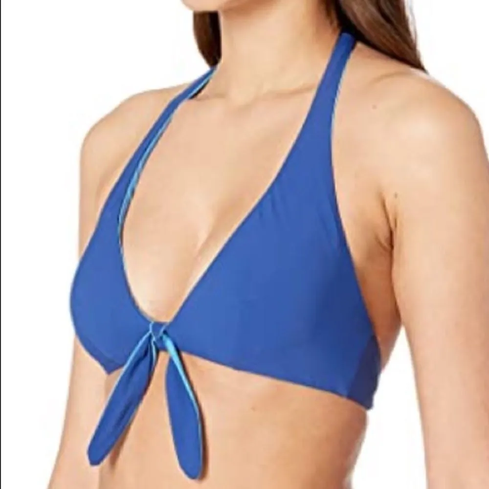 NWT Kate Spade Reversible Tie Halter Bikini Top - Image 4