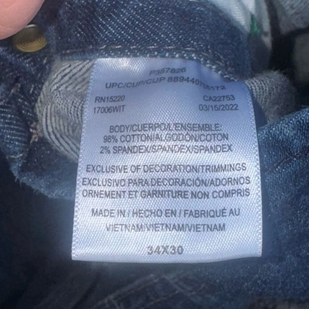 Vintage Liberty overalls Coveralls Jumpsuit Medium Blue - Image 7