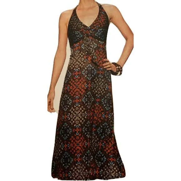 PULL-OVER CALF-LENGTH HALTER DRESS‎ Size 8 $350 - Image 2