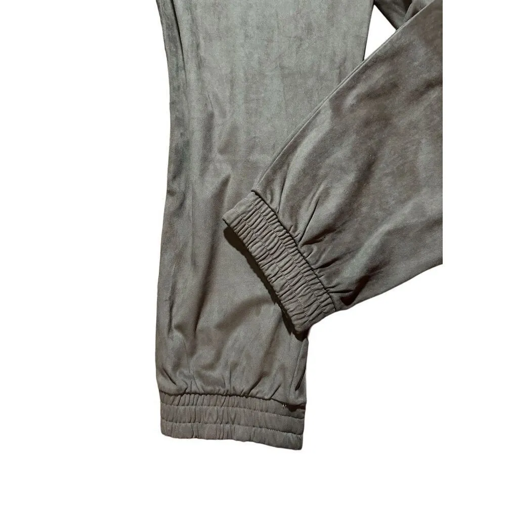 NWT Soft Surroundings Estancia Faux Suede Jogger Ankle Saddle Brown Sz PXL - Image 7