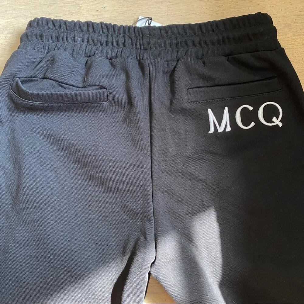 NEW Alexander McQueen black embroidered joggers - Image 4