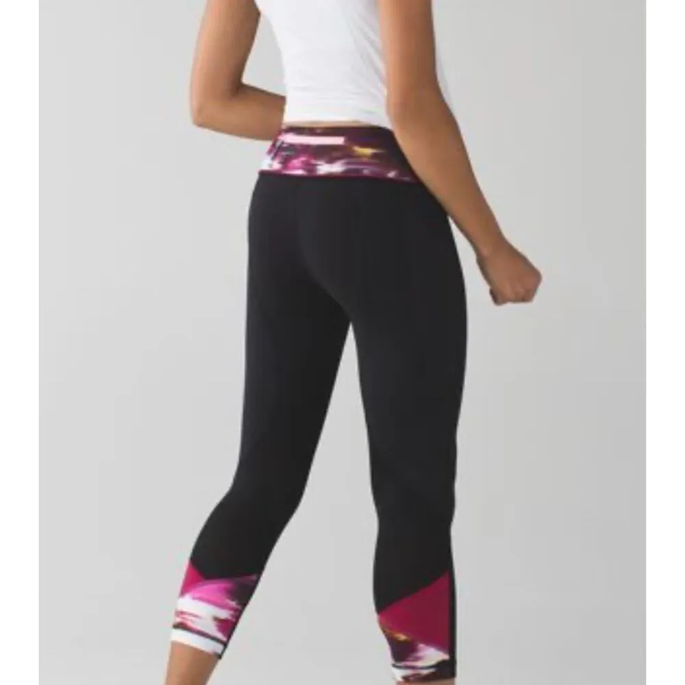 Lululemon womens size 8 Pace Rival 22" crop legging size 8 workout, jogging - Image 2