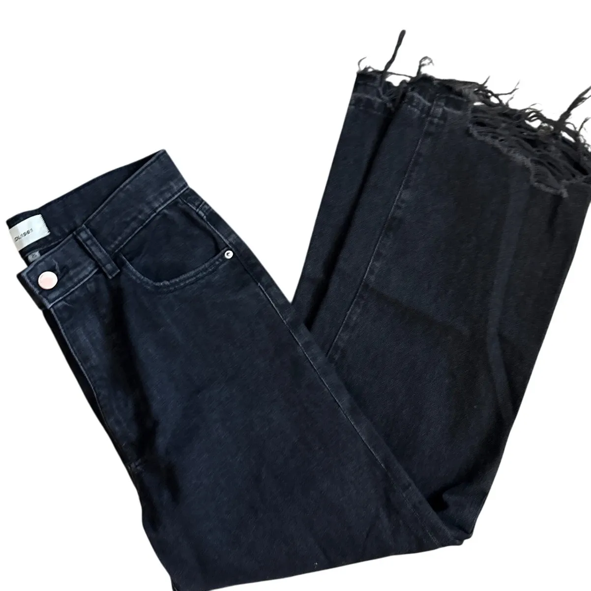 DL1961 Hepburn Wide Leg High Rise Vintage Jeans in Lark Size 25 - Image 7