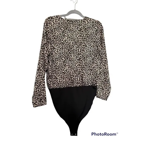 Apt. 9  leopard print bodysuit size‎ L - Image 2