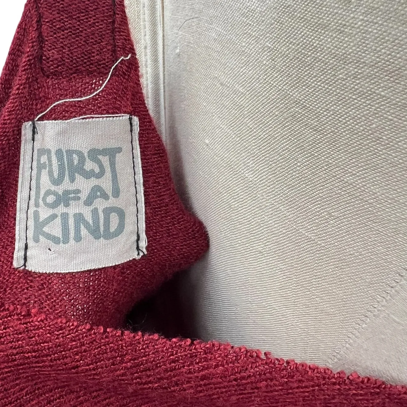 Furst of a Kind Sweater Cold Shoulder Harness Buckle Red One Size - Image 11