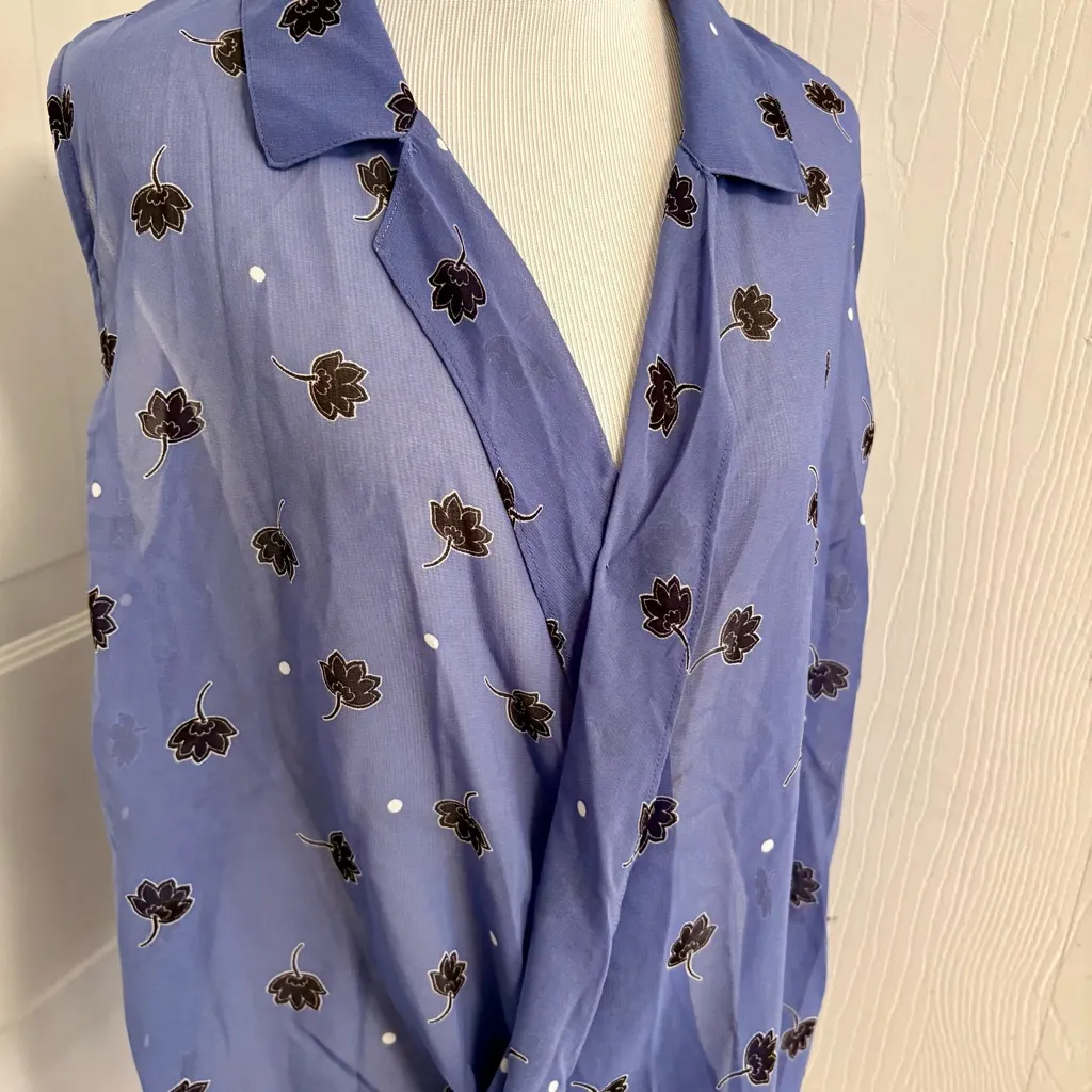 Cabi Vivid Violet Crossover Blouse* - Image 3