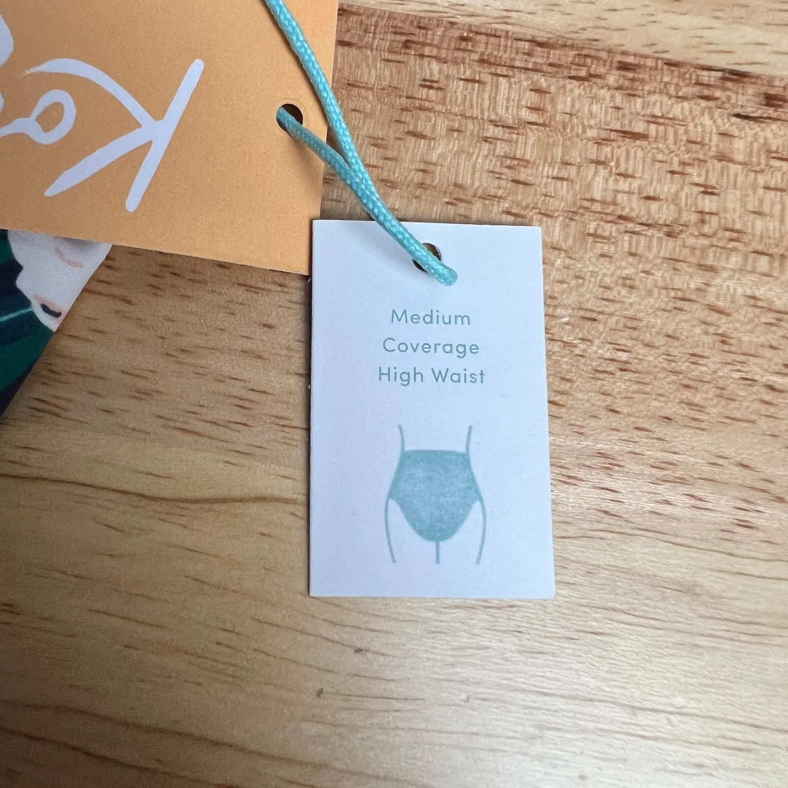 Kona Sol Women's Plus Size Shirred Side-Tie Sea Breeze Bikini Bottom - 14W - NWT - Image 3