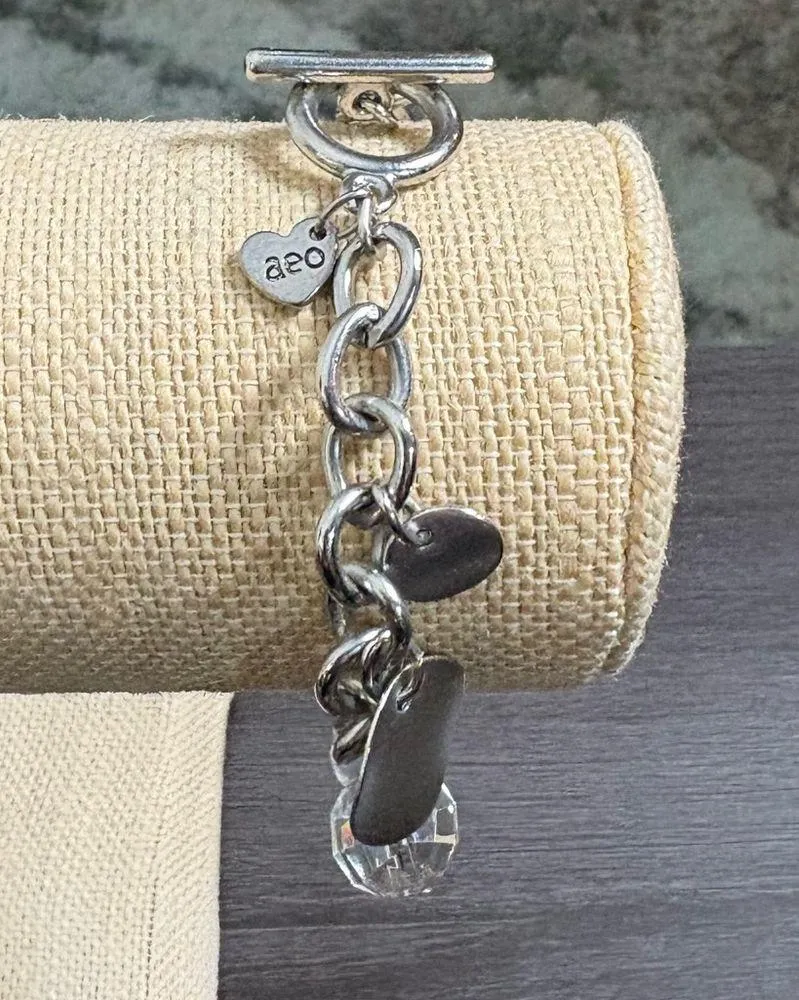 American Eagle Outfitters Silver Charm Bracelet - Image 5