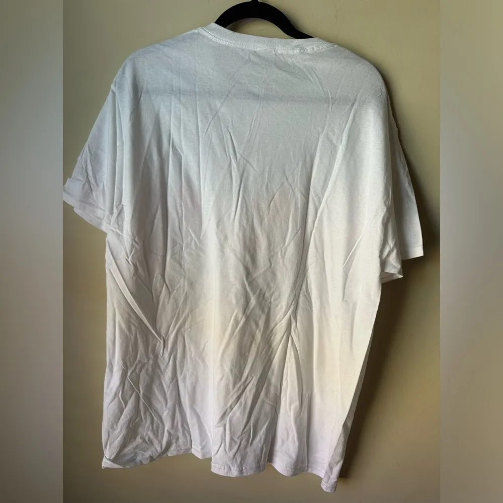 Vtg Fruit Of The Loom Womens Floral Tshirt Sz L Americans Helping Americans Art - Image 4