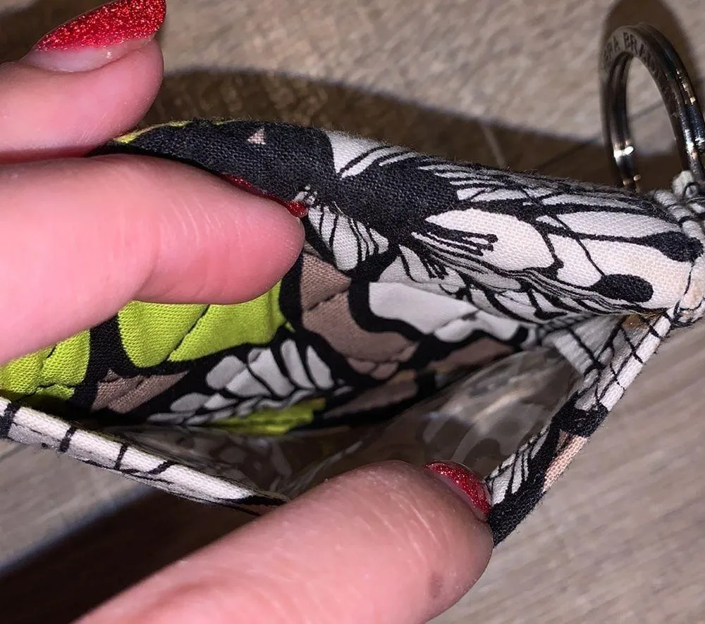 Vera Bradley  colorful quilted small ID card coin wallet - Image 2