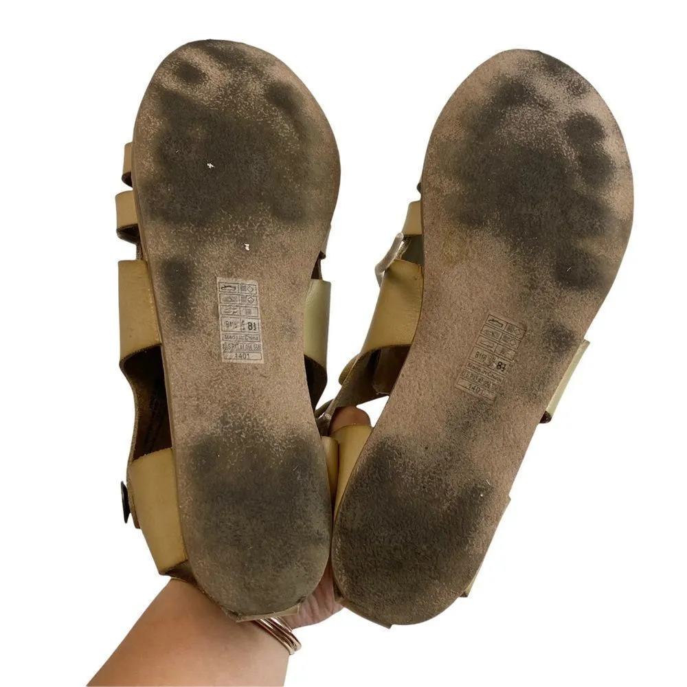 BLOWFISH Woven Oxford Shoes Sandals Loafers Tan 8.5 Boho Chic Bohemian Flats - Image 8