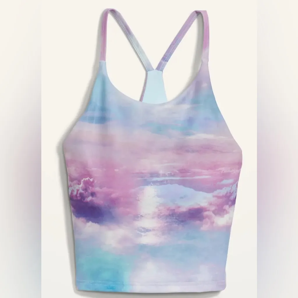 OLD NAVY Active PowerSoft Extra High-Rise Leggings & Racerback Tank Top Size S/M - Image 2